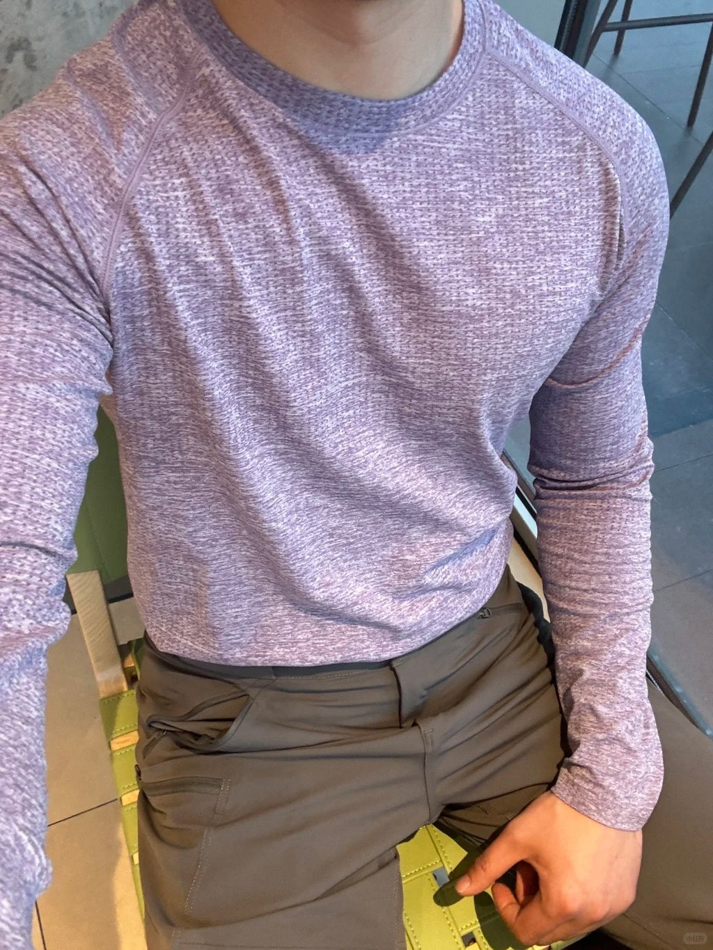 SLT01 Seamless Sports Long Top