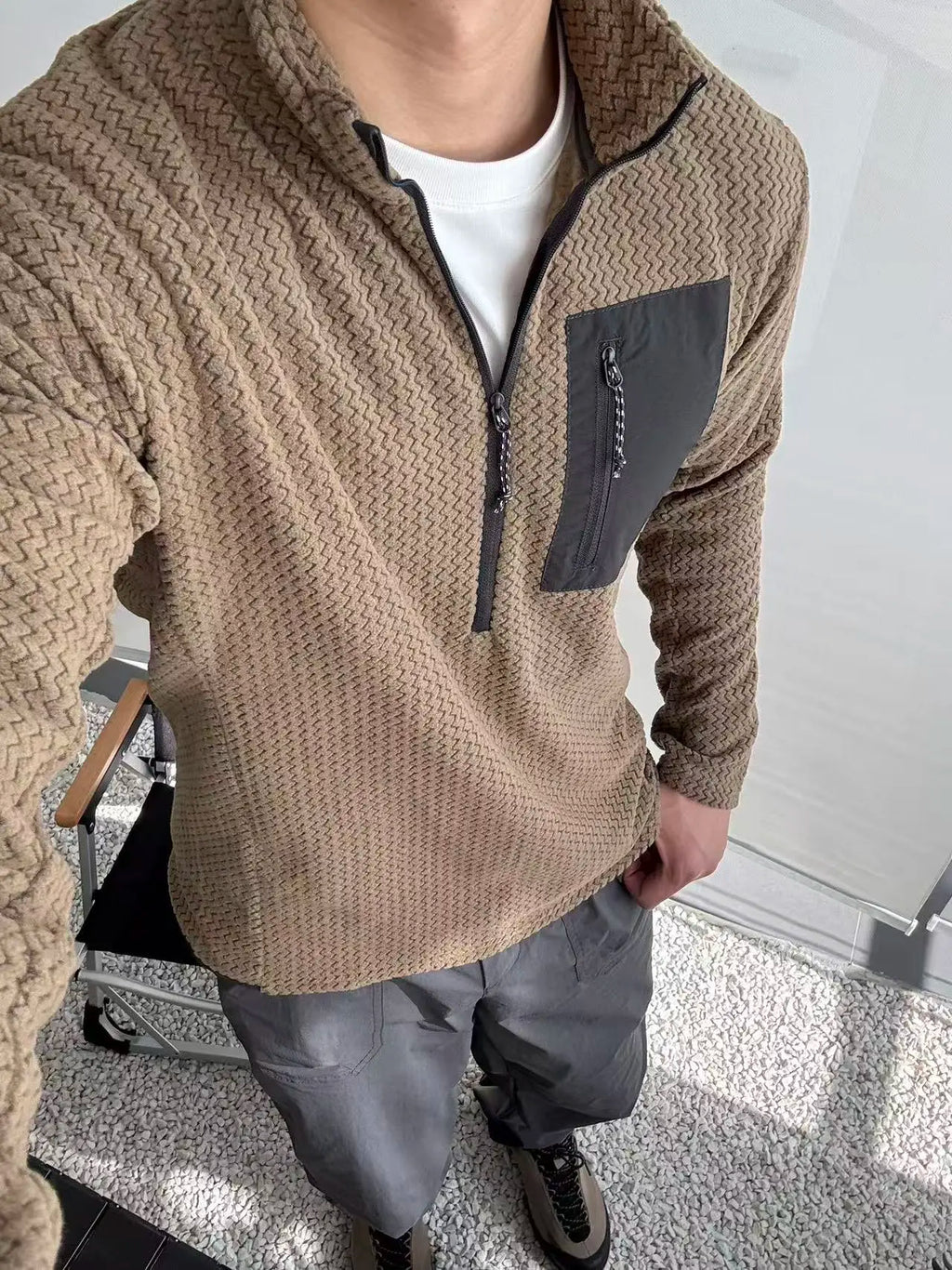 LT01 WaveFleece Highneck Pullover