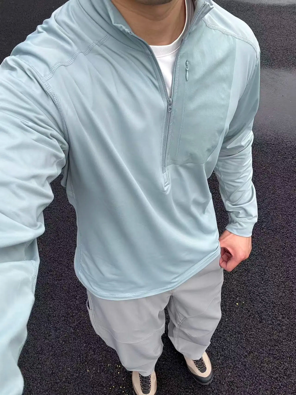 LT03 保暖透氣半拉鍊衛衣