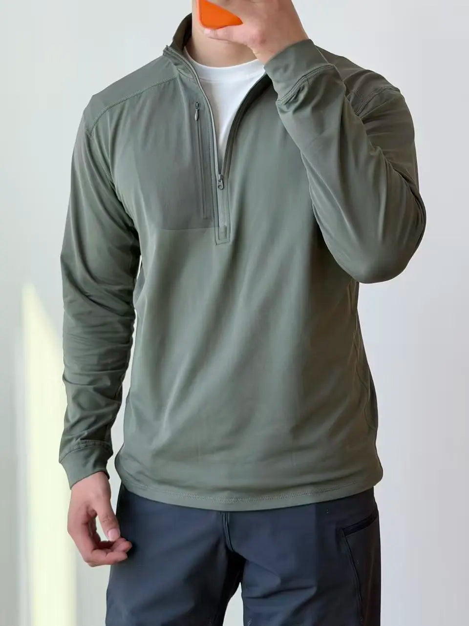LT03 Warm Breath Half-zip Sweatshirt