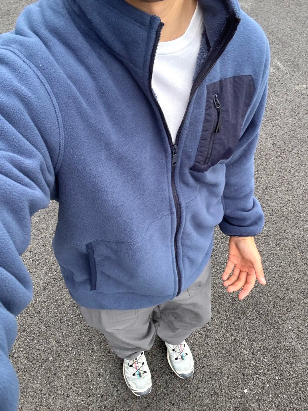 OJ05 Dual-Fleece Knit Jacket