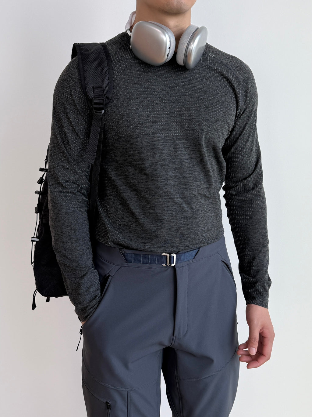 SLT01 Seamless Sports Long Top