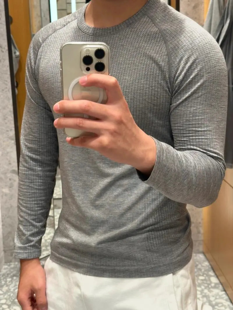 SLT01 Seamless Sports Long Top