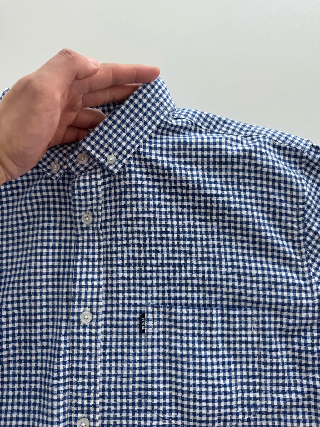 S01 Blue Plaid Oxford Shirt