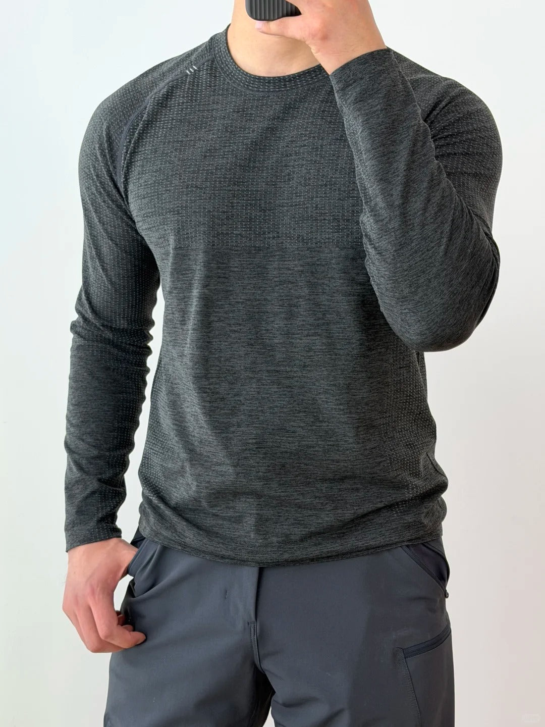 SLT01 Seamless Sports Long Top