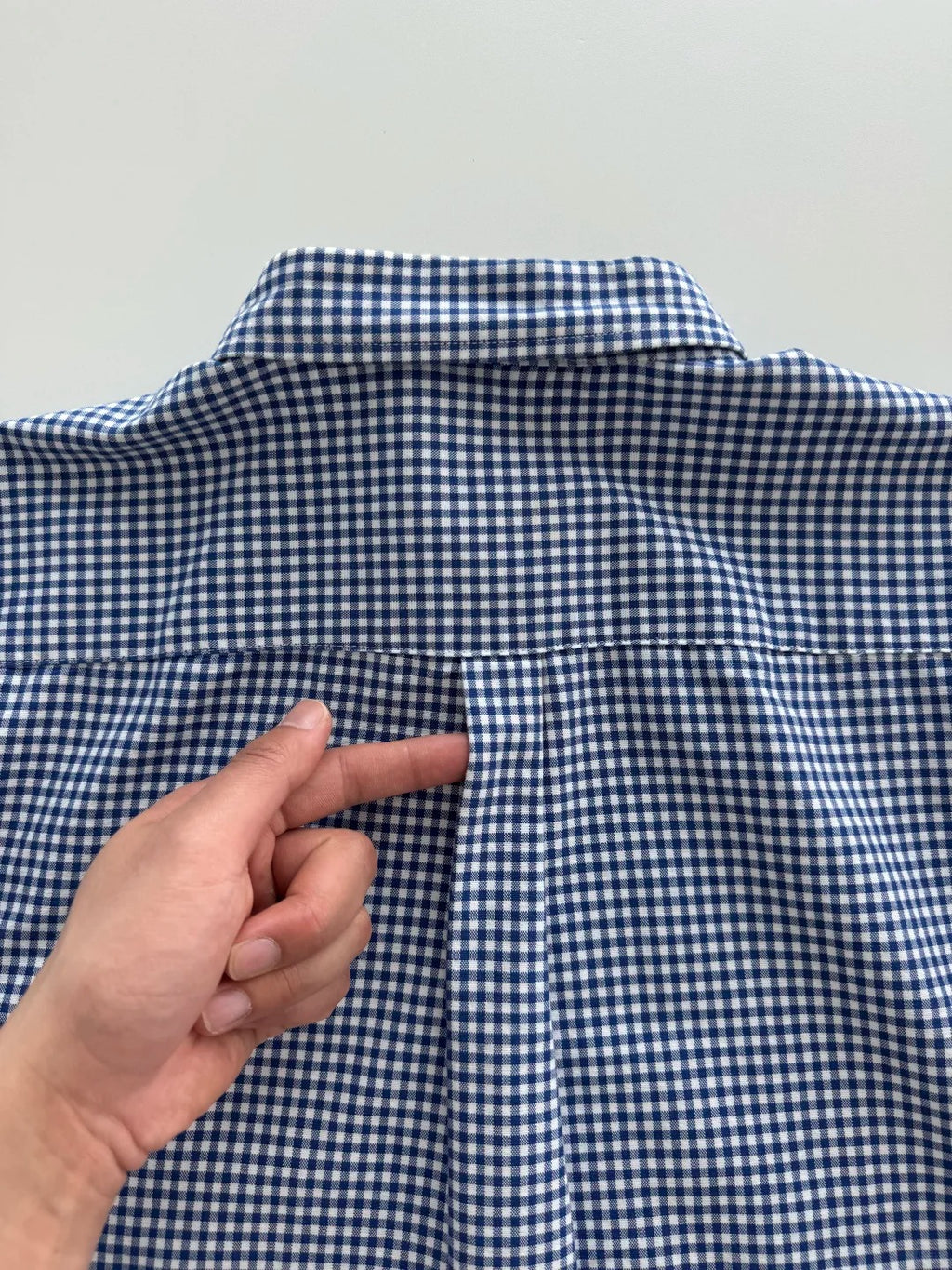 S01 Blue Plaid Oxford Shirt
