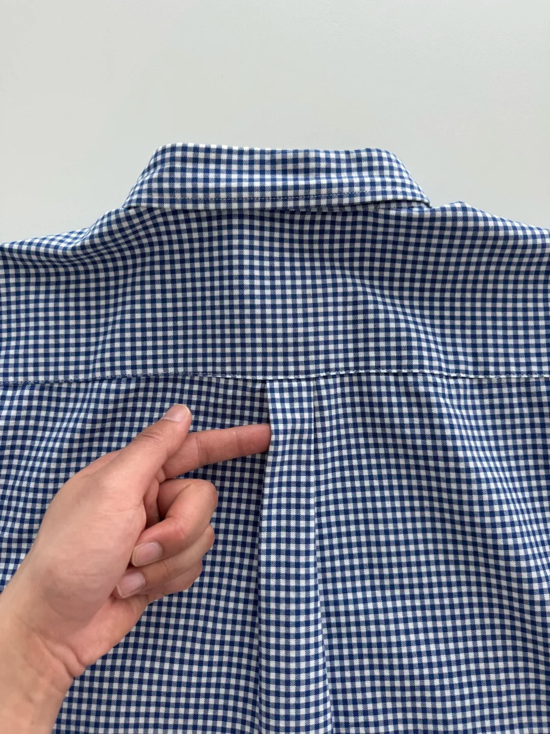 S01 Blue Plaid Oxford Shirt