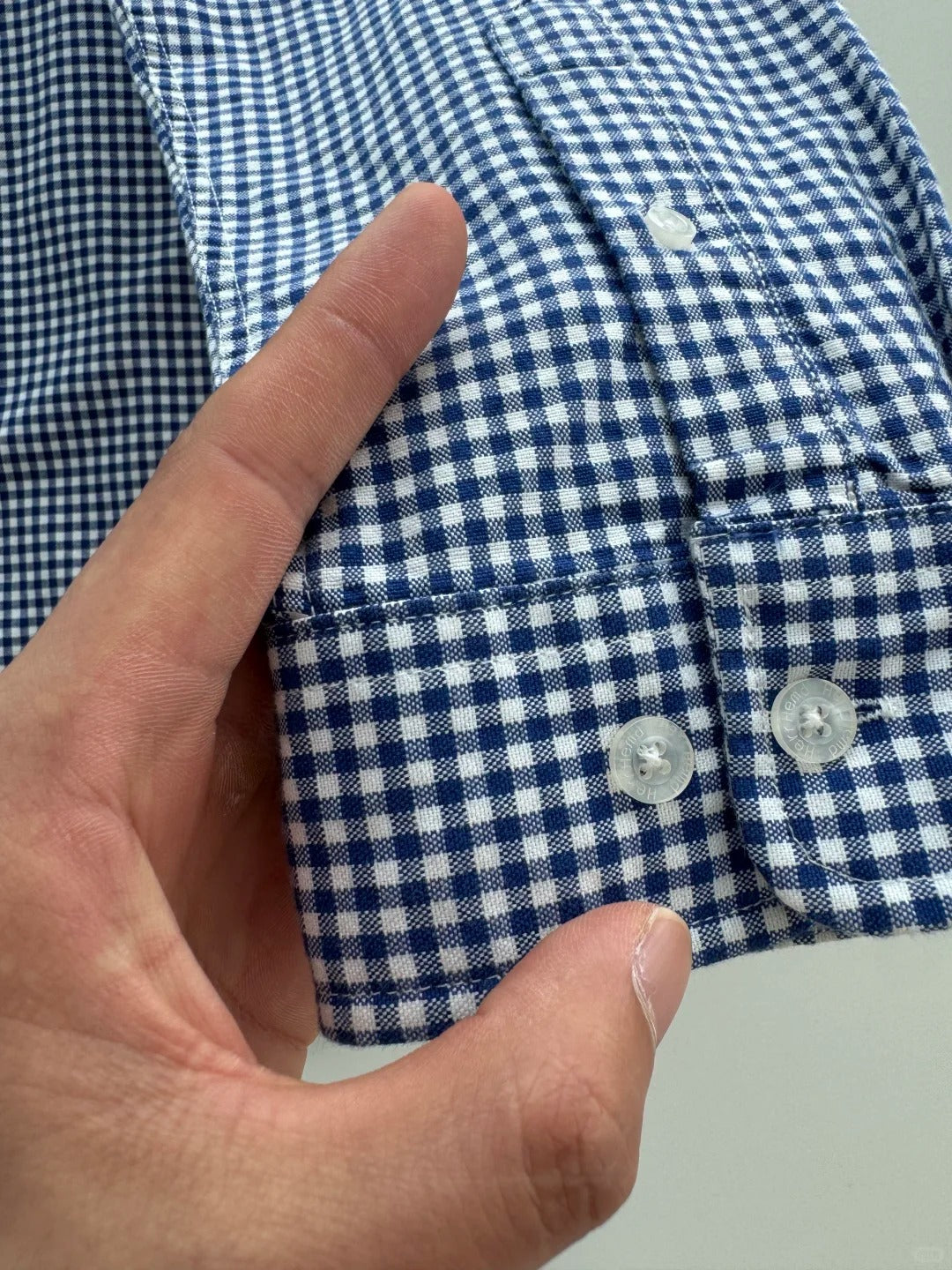 S01 Blue Plaid Oxford Shirt