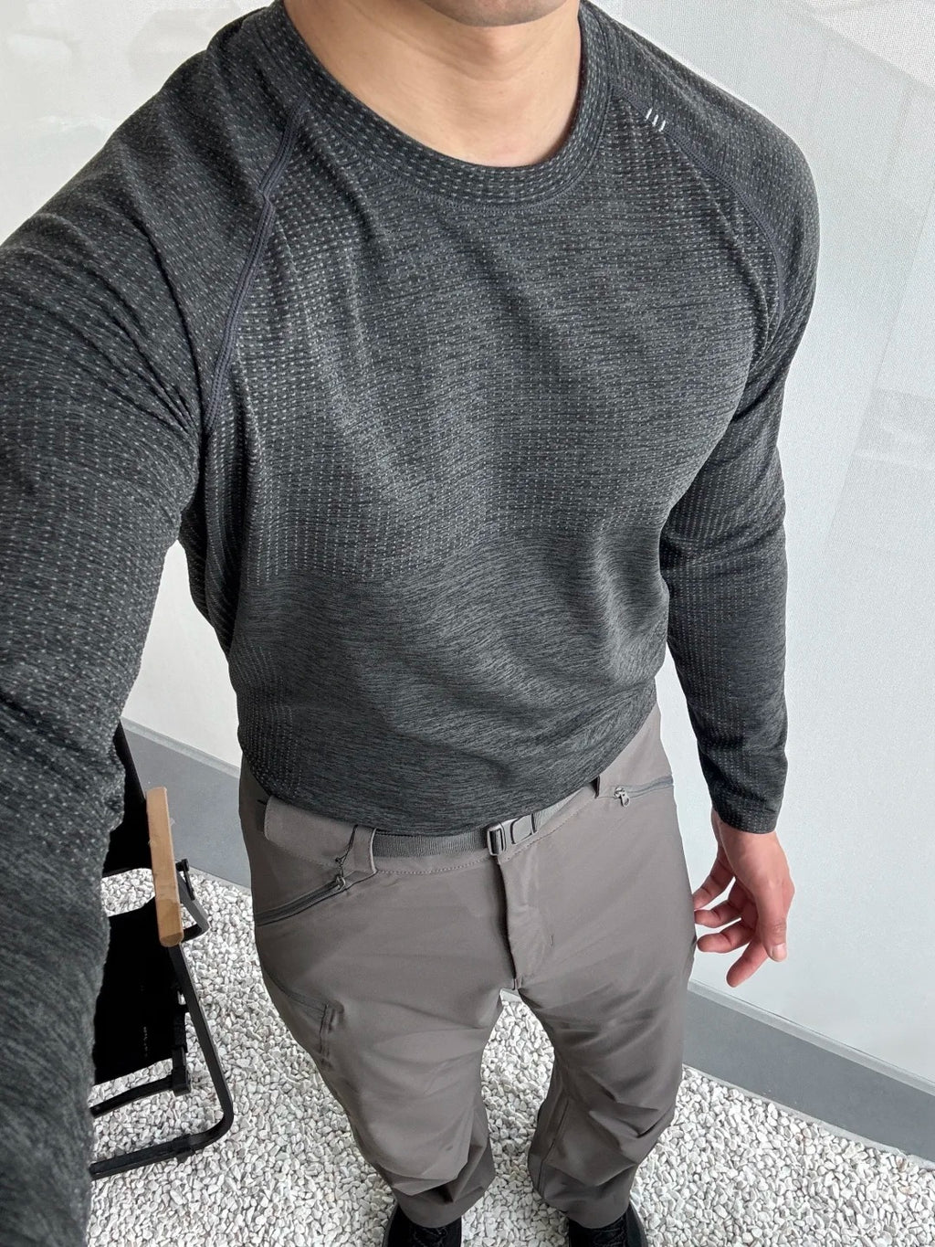 SLT01 Seamless Sports Long Top