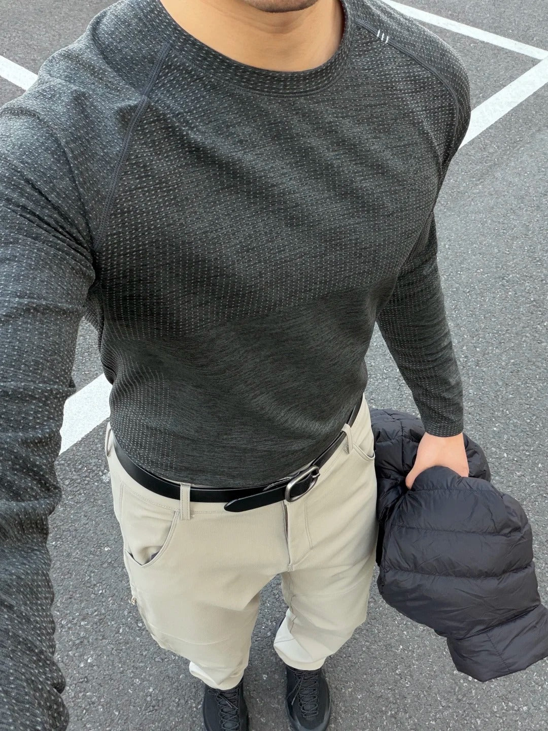 SLT01 Seamless Sports Long Top