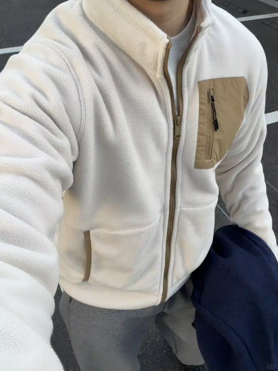 OJ05 Dual-Fleece Knit Jacket